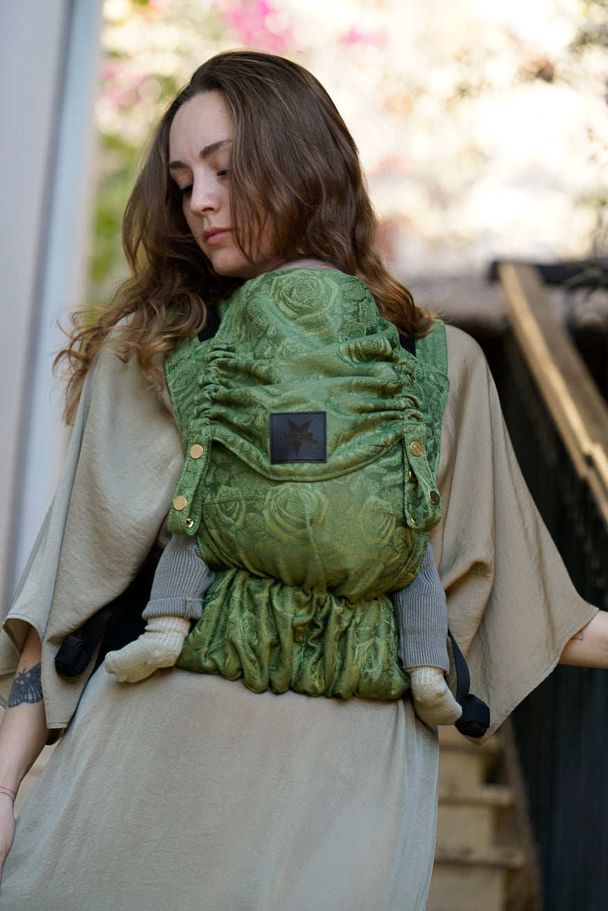 Baby Carrier Flip X Green rose