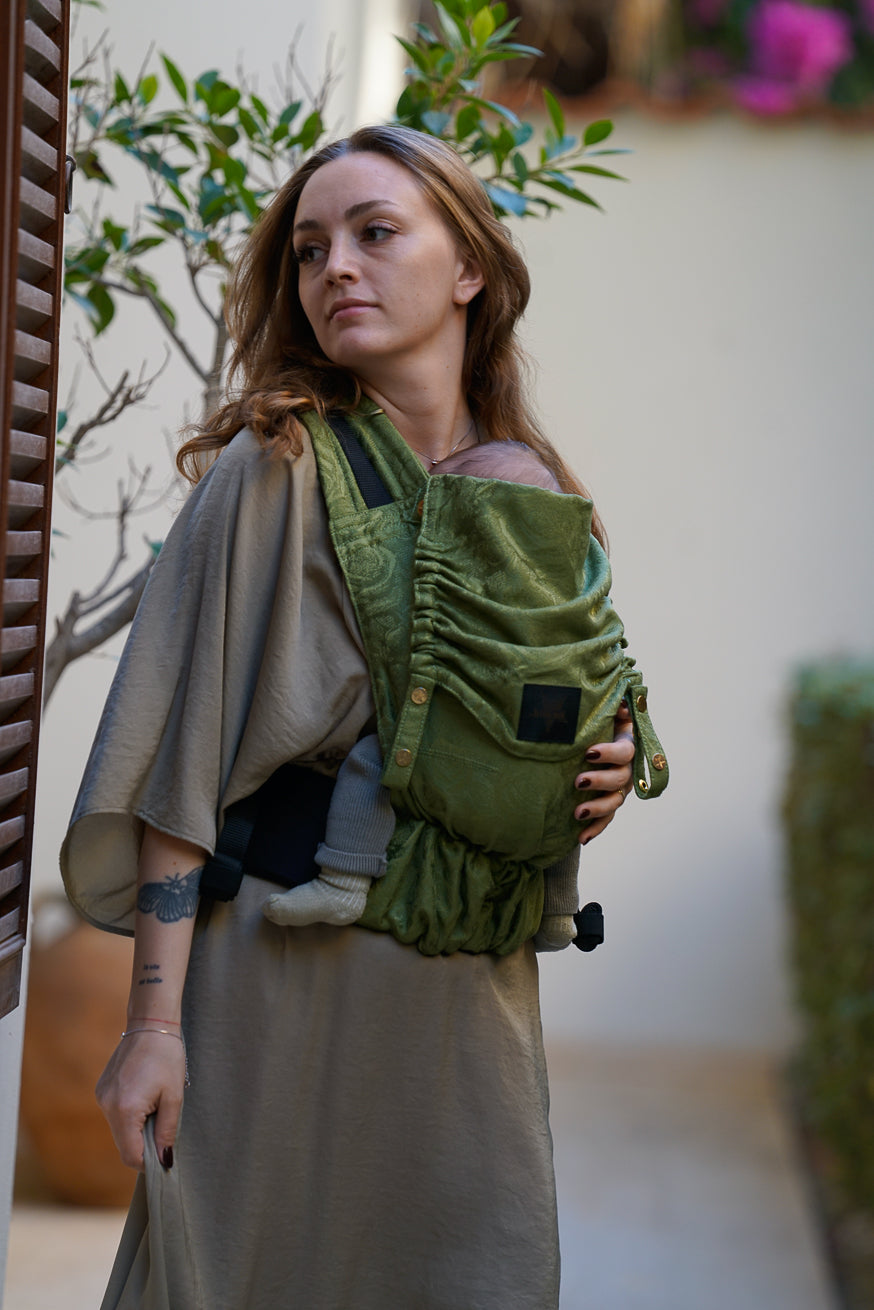 Baby Carrier Flip X Green rose