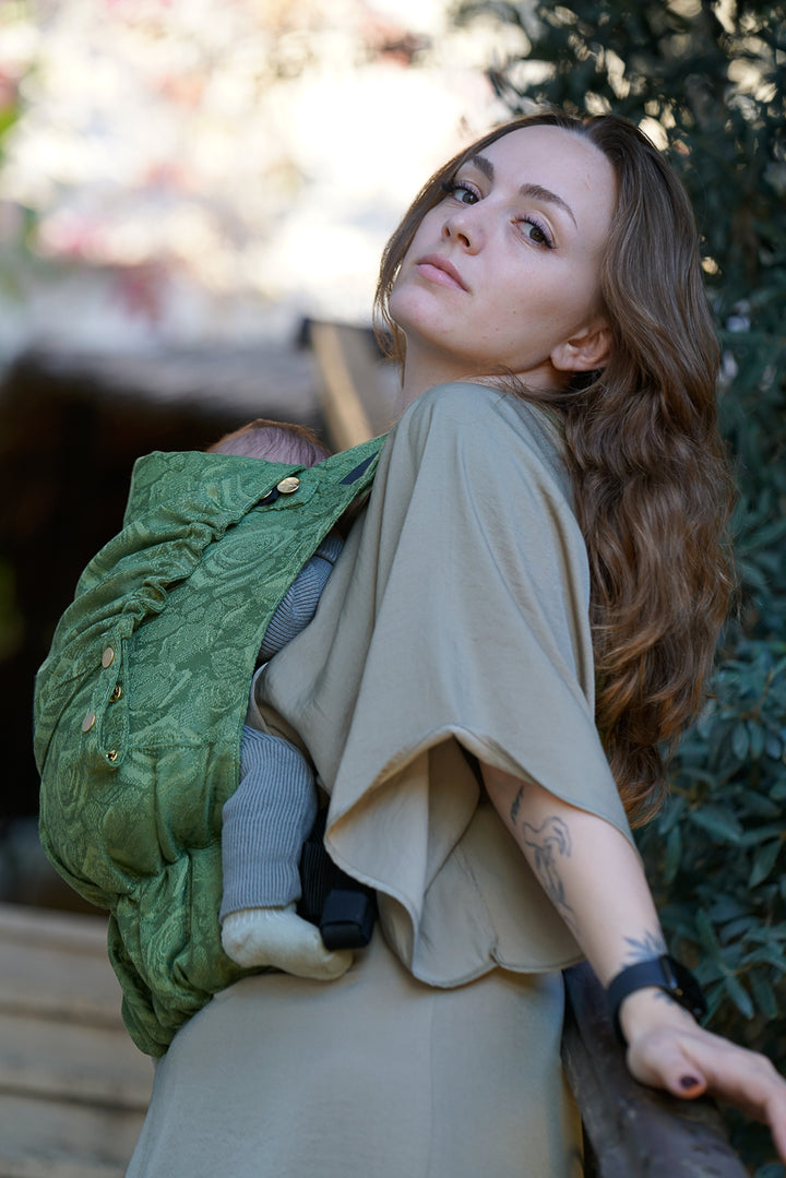 Baby Carrier Flip X Green rose