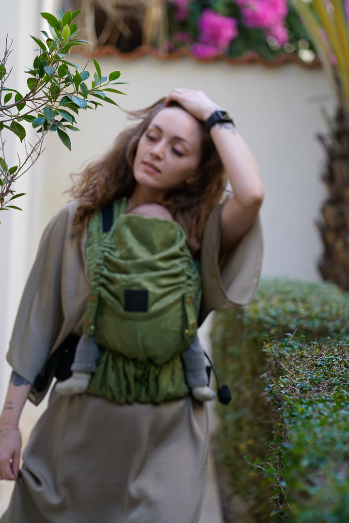 Baby Carrier Flip X Green rose