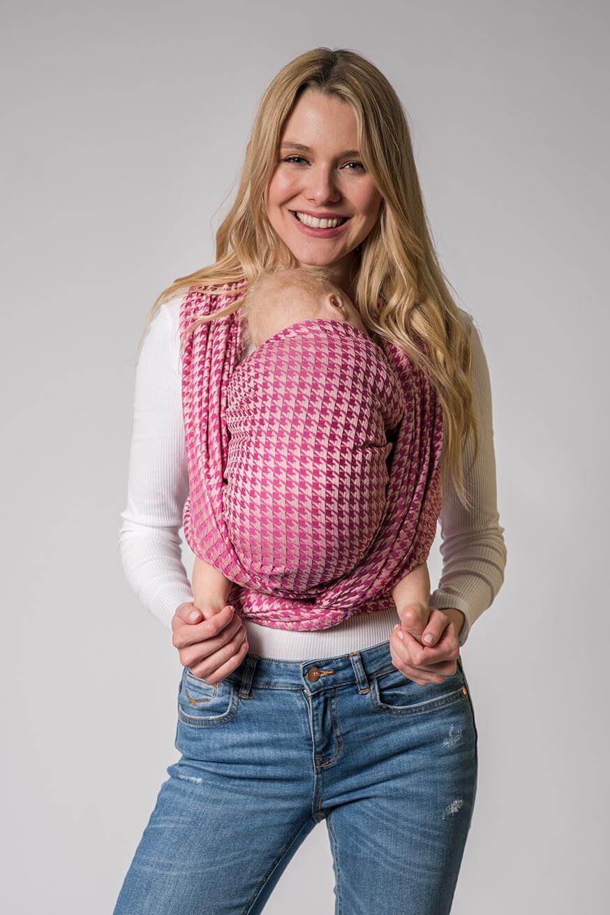 baby wrap Houndstooth Henriette