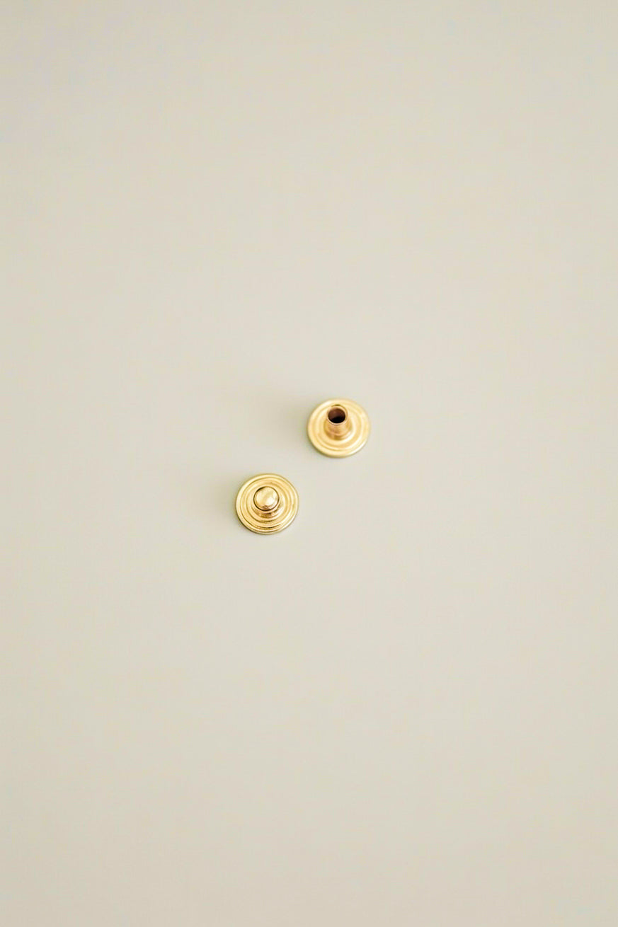Pint button set gold (male)