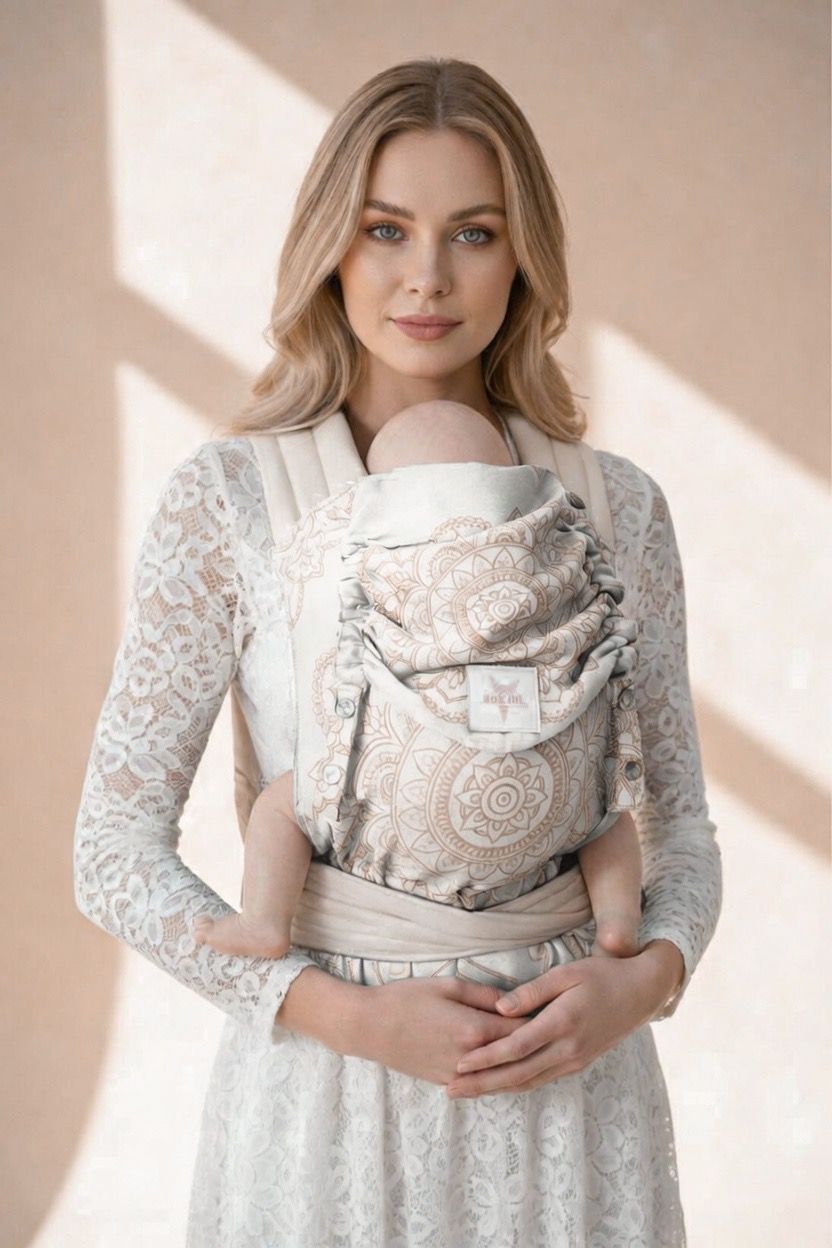 Baby Carrier TaiTai Mandala Café au lait