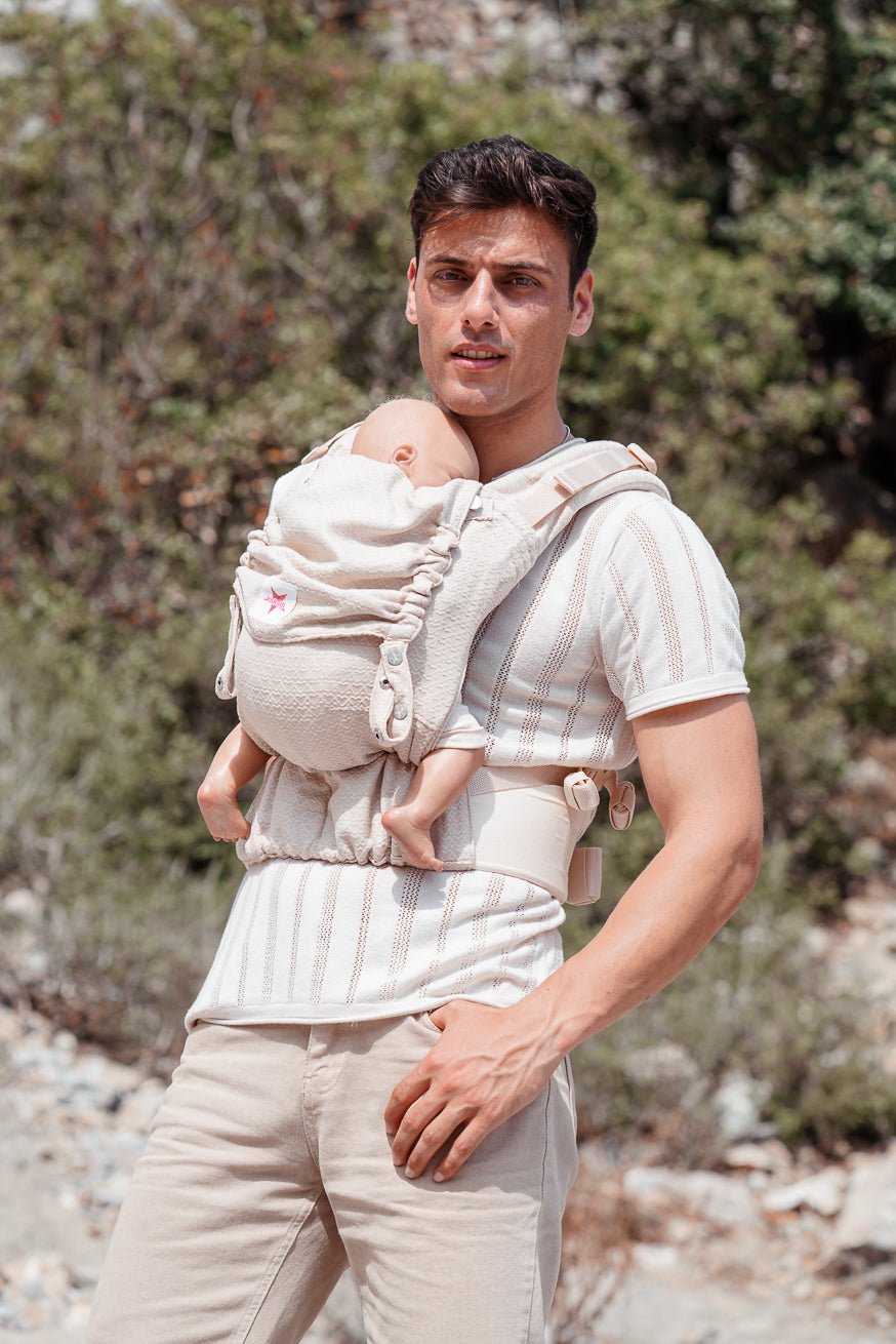 Baby Carrier Flip X Heart2Heart Cream - KOKADI