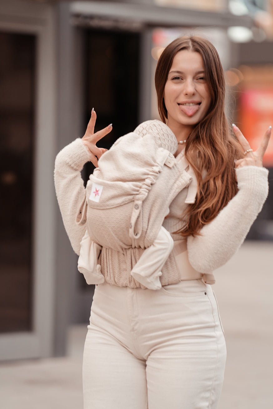 Baby Carrier Flip X Heart2Heart Cream - KOKADI
