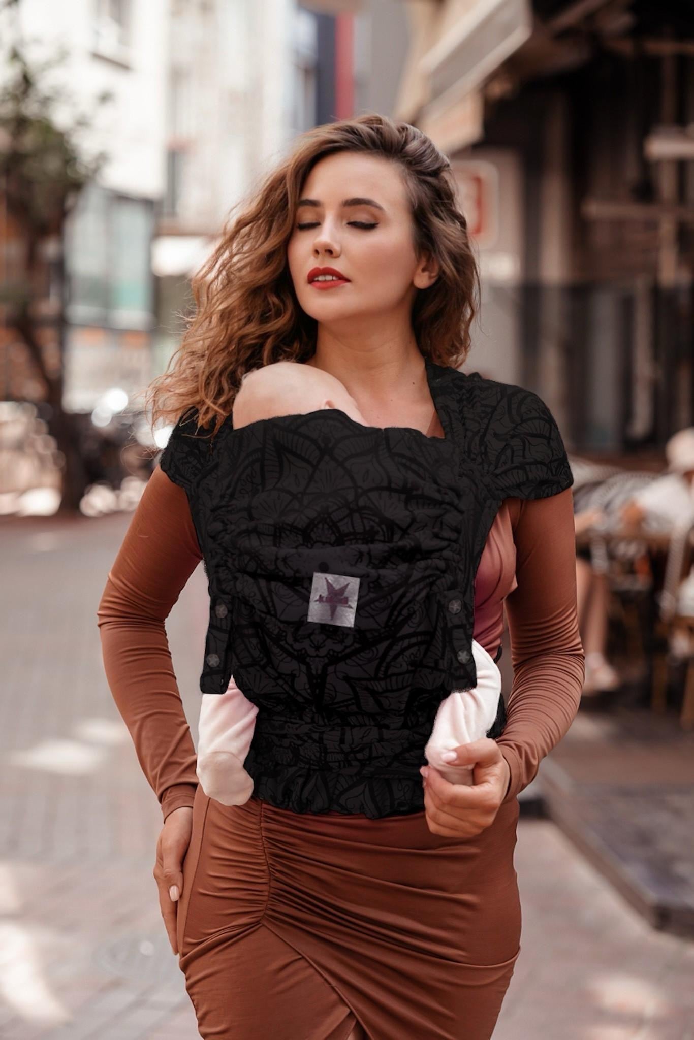 Babytrage WrapStar Lilenia Black Beauty - KOKADI