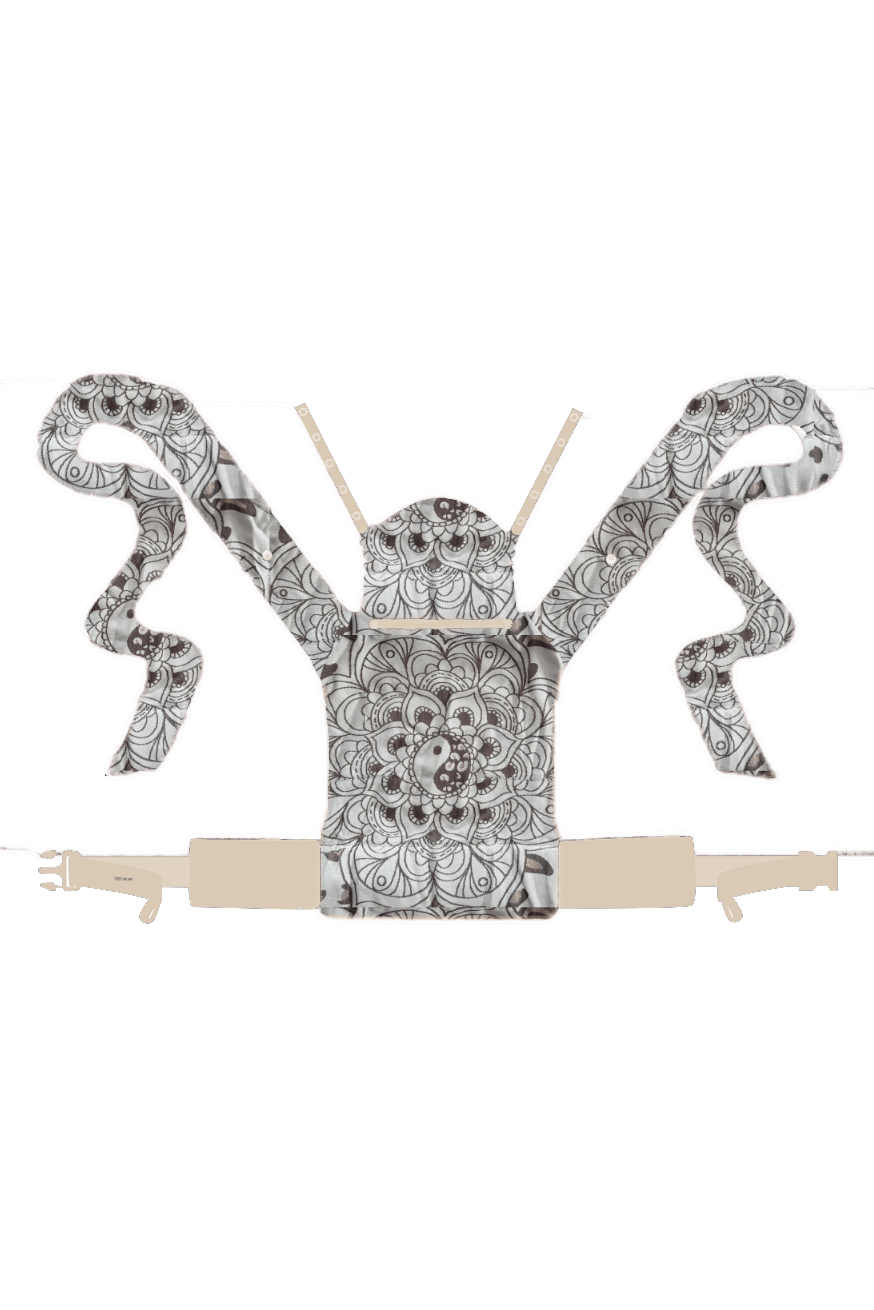 Baby Carrier WrapStar Om Shanti Latte Macchiato - KOKADI