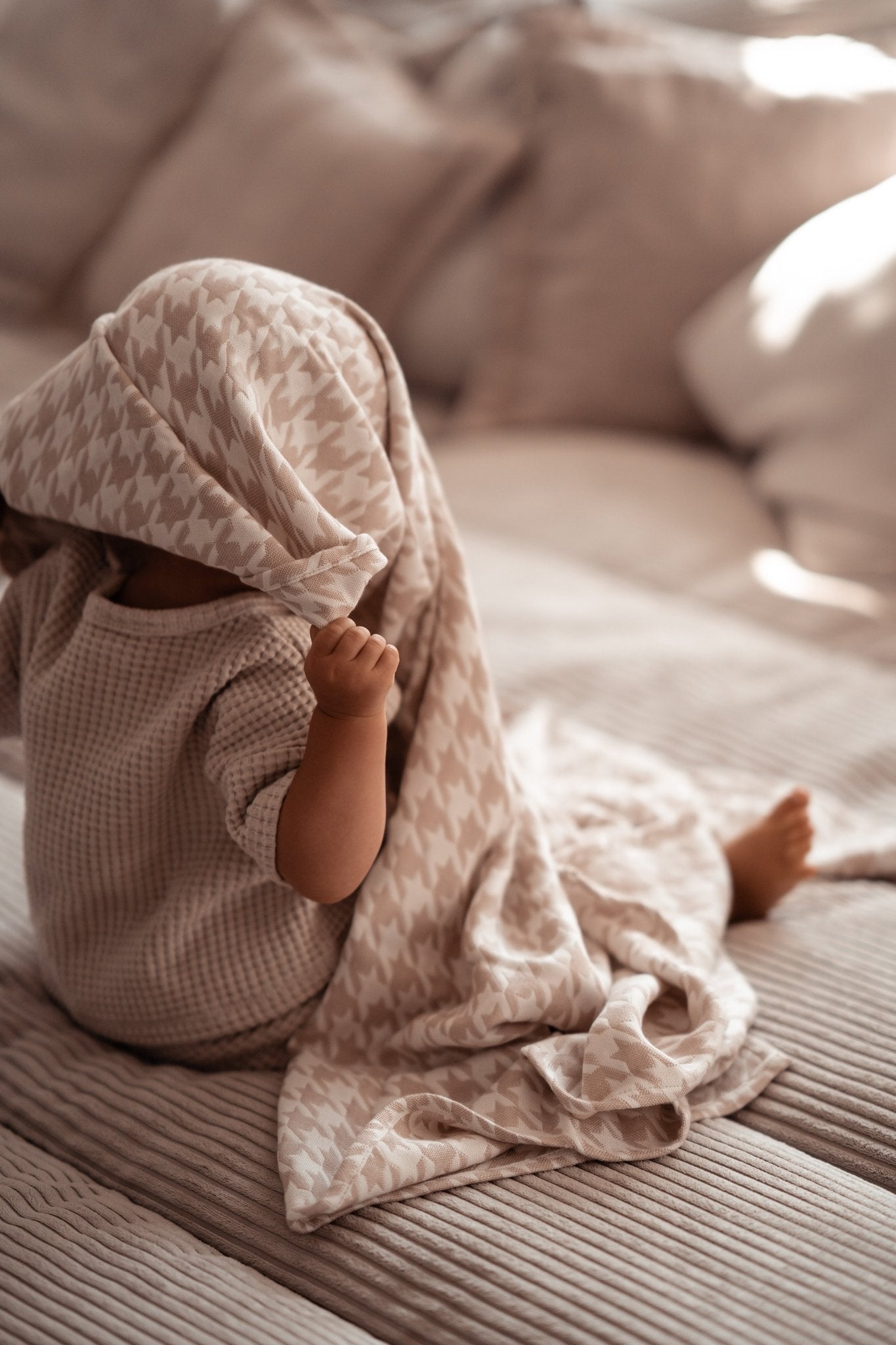 Cuddly blanket Houndstooth Campiano - KOKADI