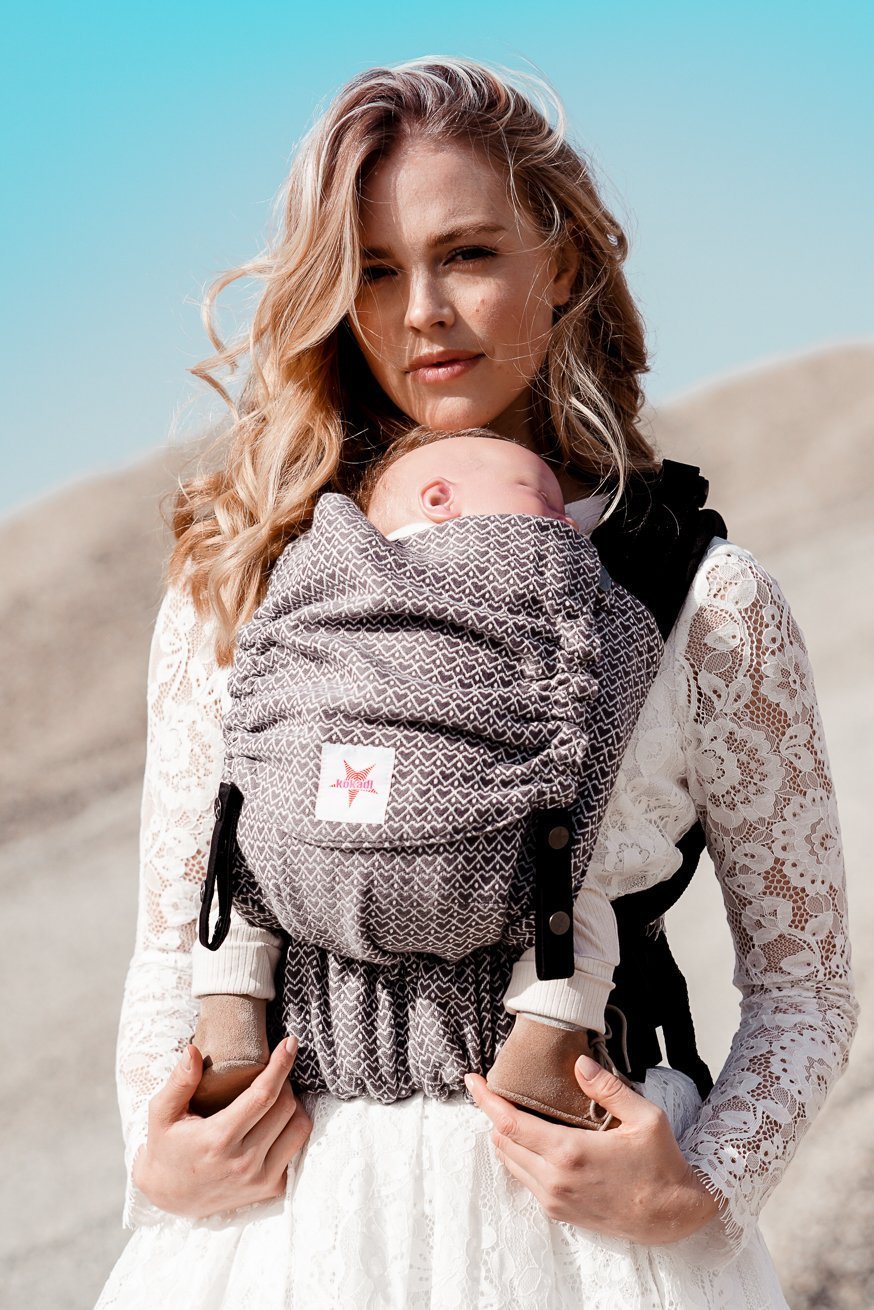 Baby Carrier Flip Heart2Heart Stone - KOKADI