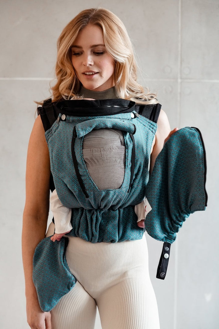 KOKADI Baby Carrier Flip Performance Air Heart2Heart Lagoon