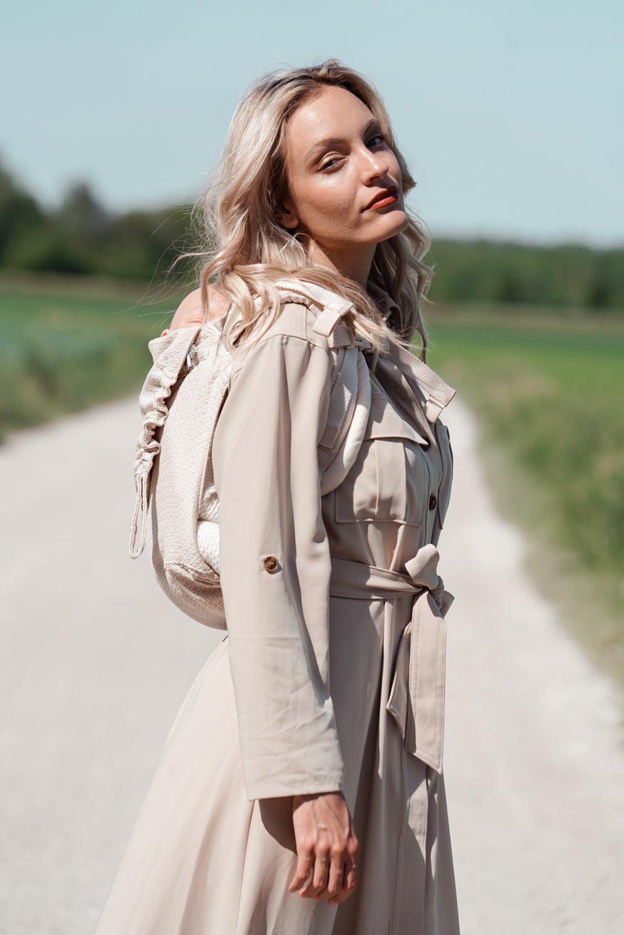 Baby Carrier Onbu Heart2Heart Cream - KOKADI