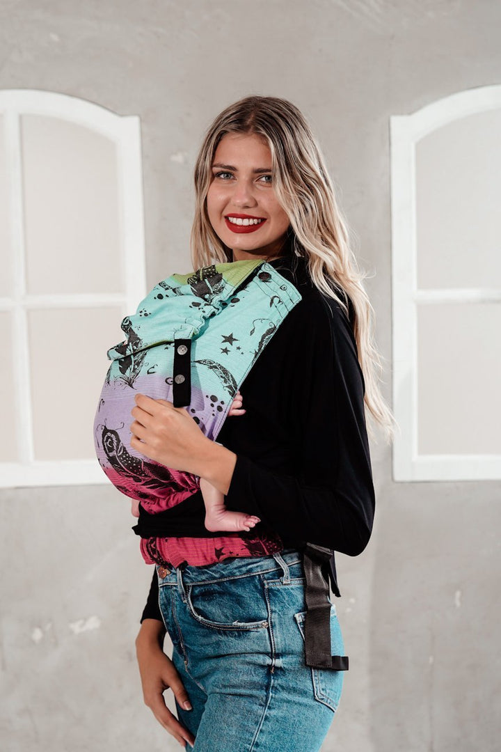 Baby Carrier TaiTai Feathers Emma - KOKADI