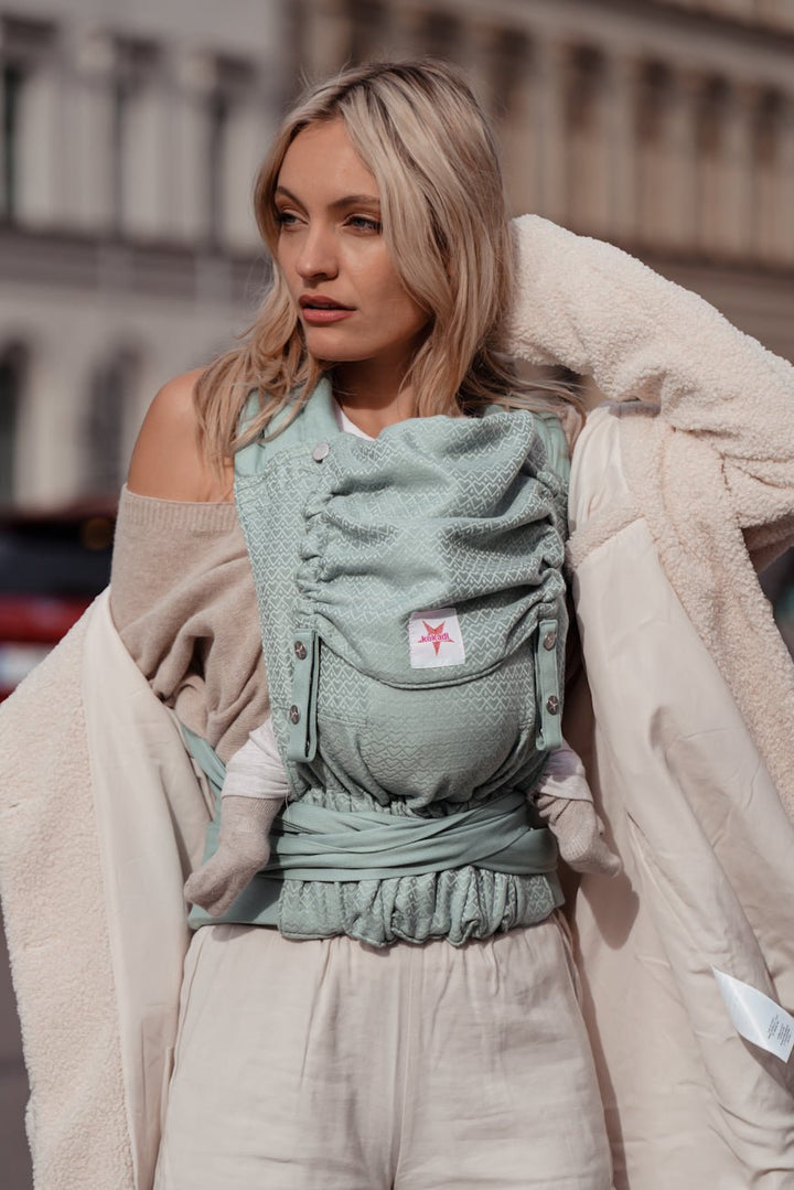 Baby Carrier TaiTai Heart2Heart Mint - KOKADI