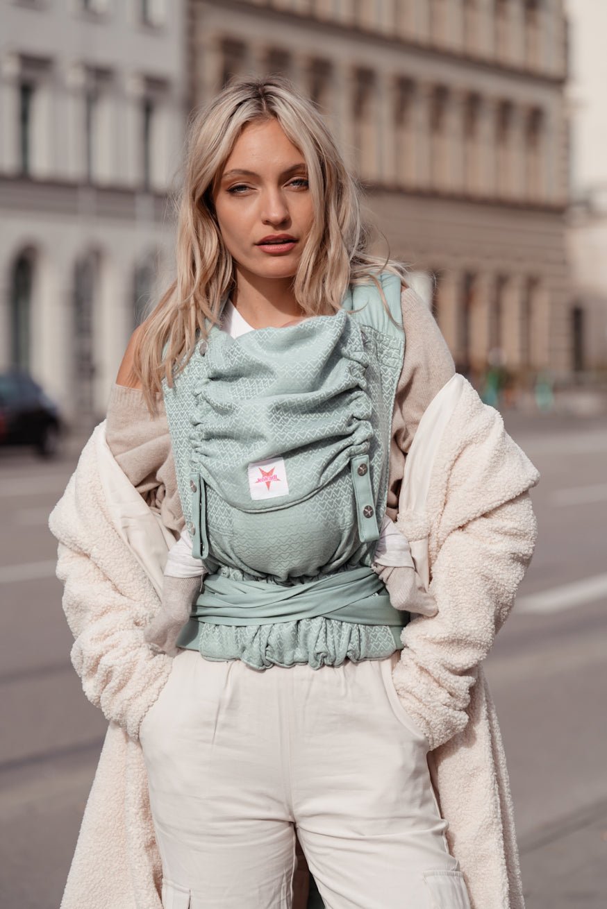 Baby Carrier TaiTai Heart2Heart Mint - KOKADI