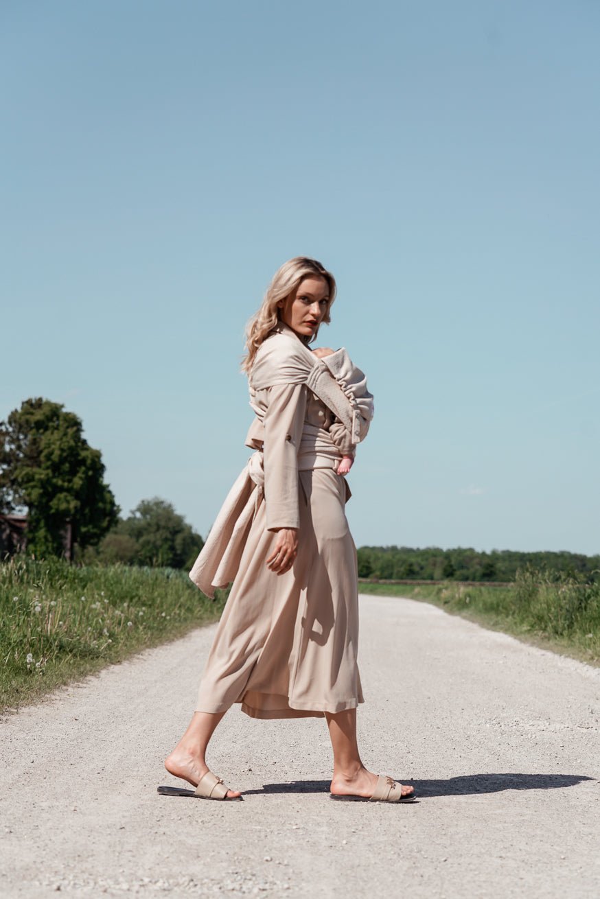 KOKADI Baby Carrier WrapStar heart2heart cream