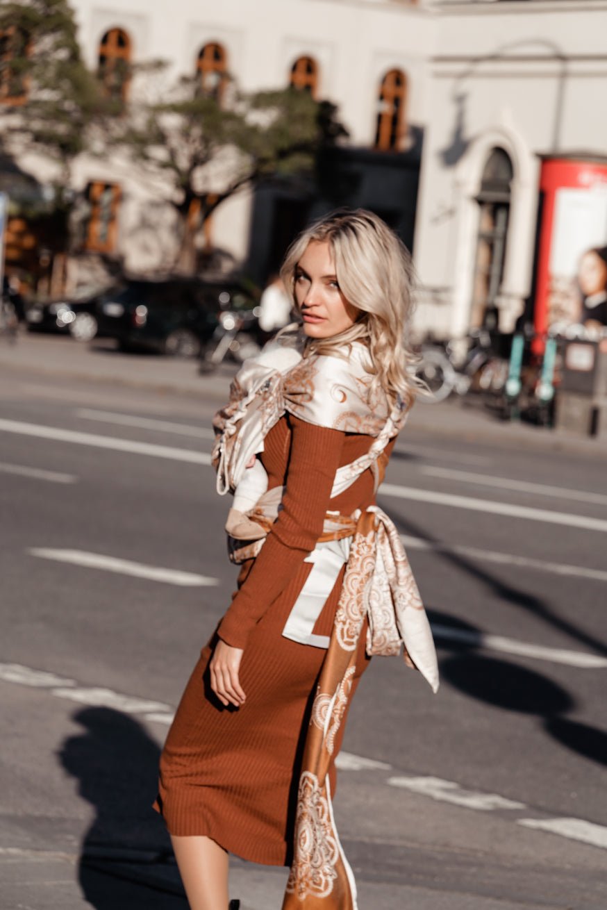 Baby Carrier WrapStar Mandala Latte Macchiato - KOKADI