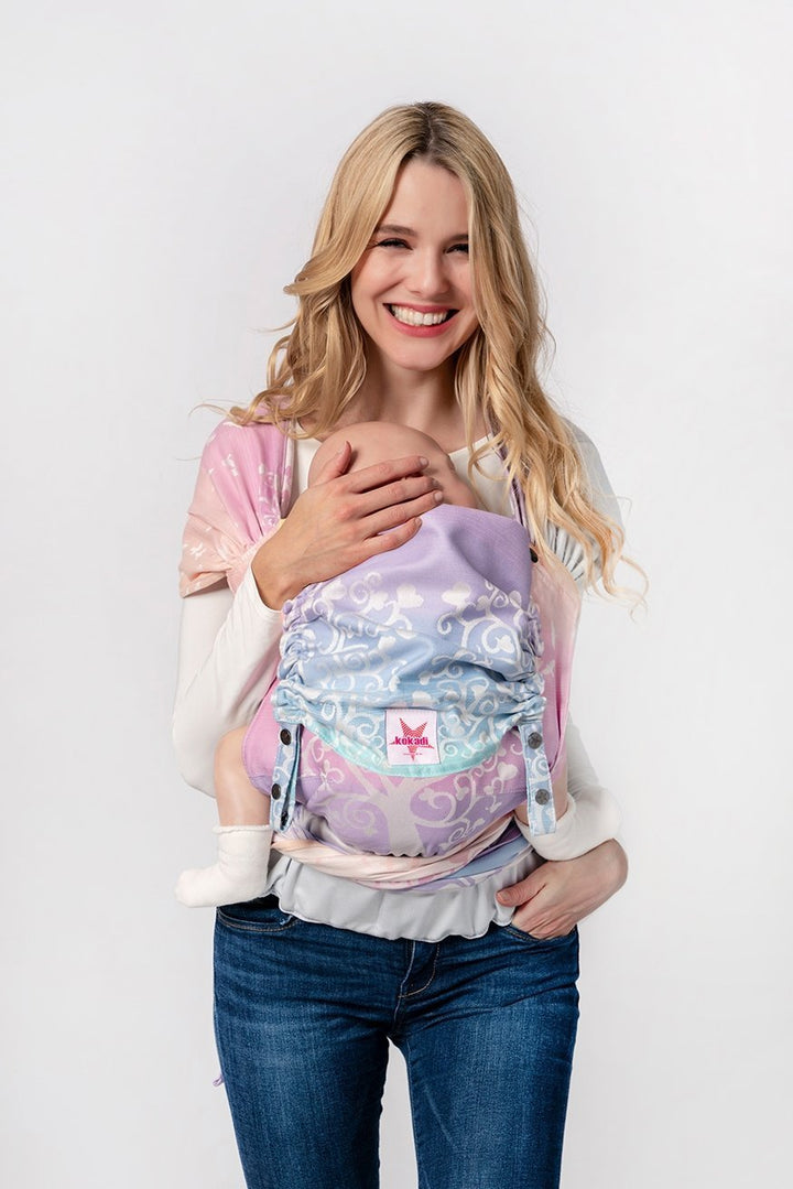 Baby Carrier WrapTai Marie in Wonderland SilverLine - KOKADI