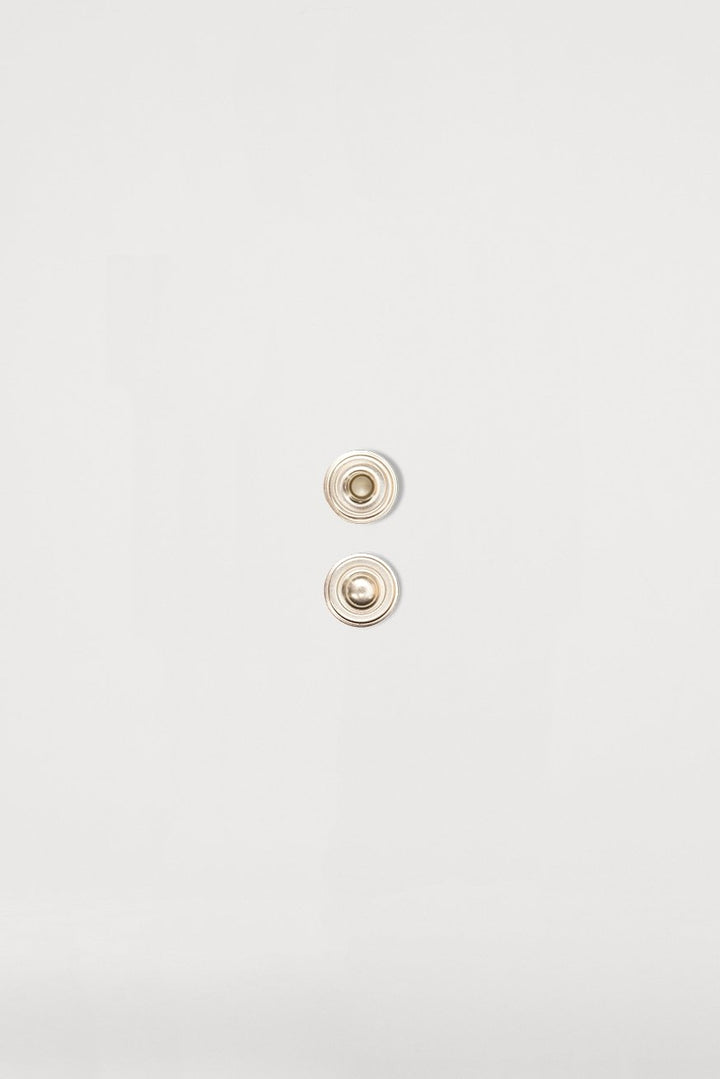 Push button male silver (new) - KOKADI