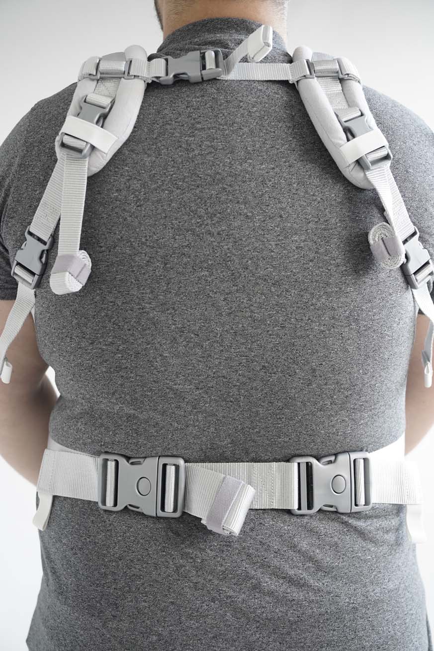 Hip belt extension button closure Silverline - KOKADI