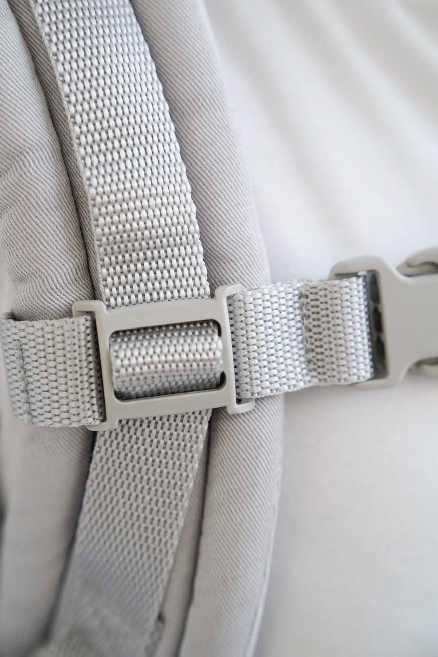 Cross buckle 25mm Silverline - KOKADI