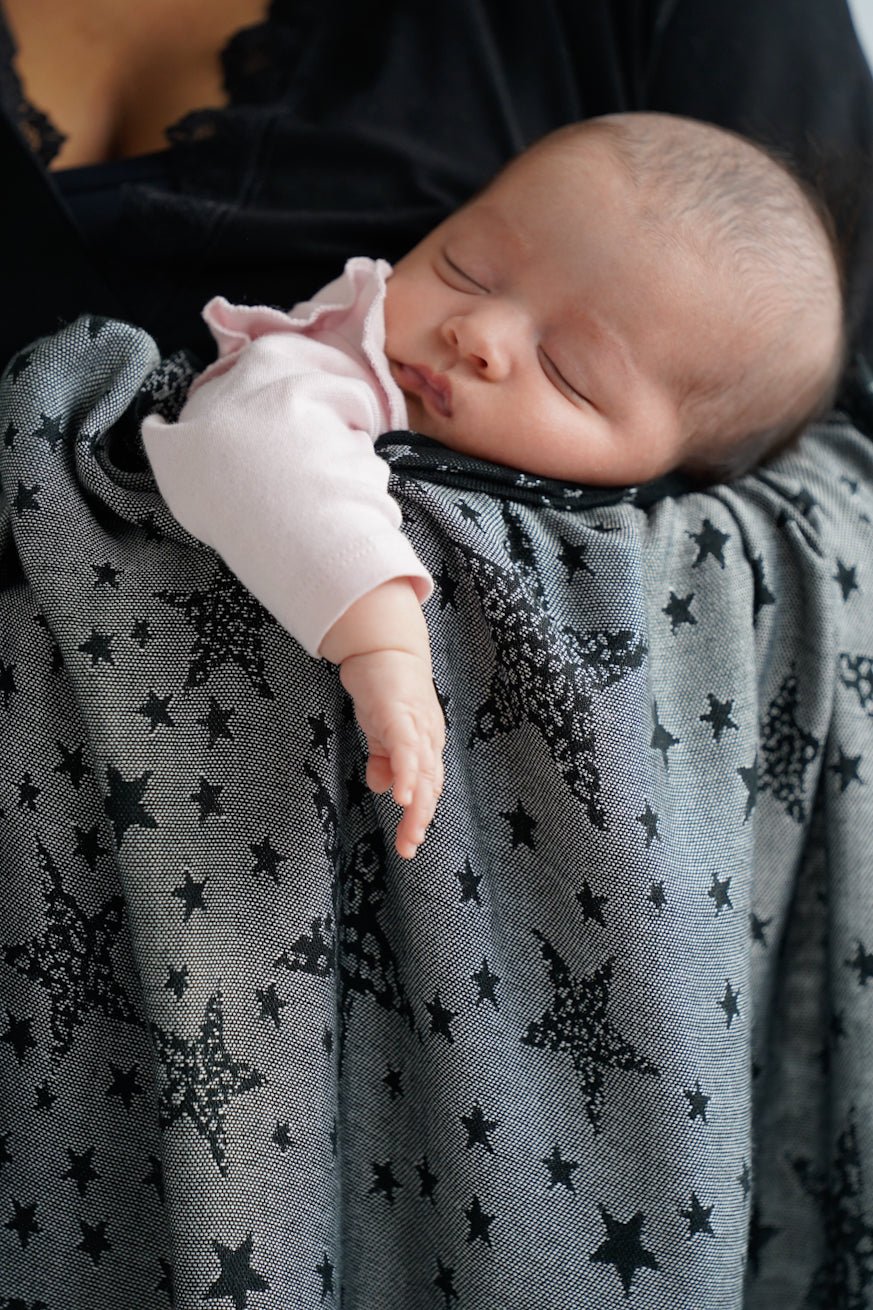 Cuddly blanket Leo stars monochrome - KOKADI