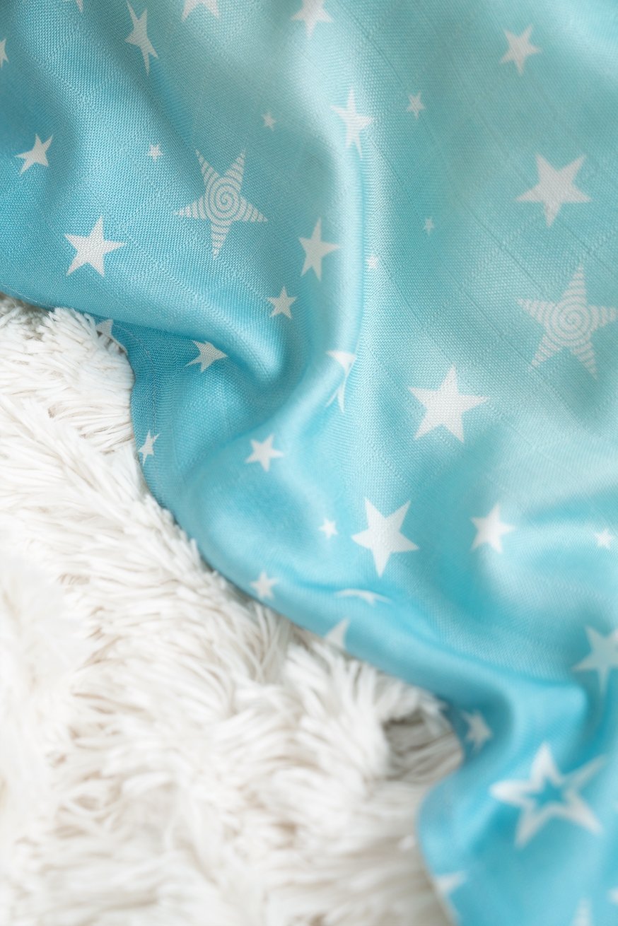 Muslin comfort blanket Arya Stars - KOKADI