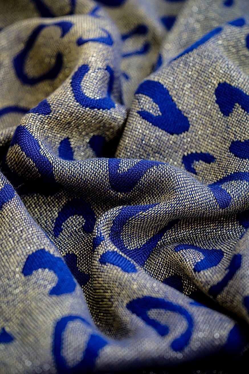 Cuddly blanket Safari sapphire gold - KOKADI