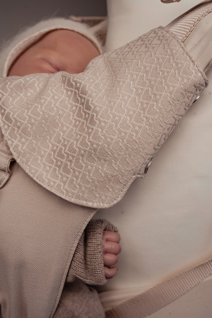 Shoulder strap protector Heart2Heart Cream - KOKADI